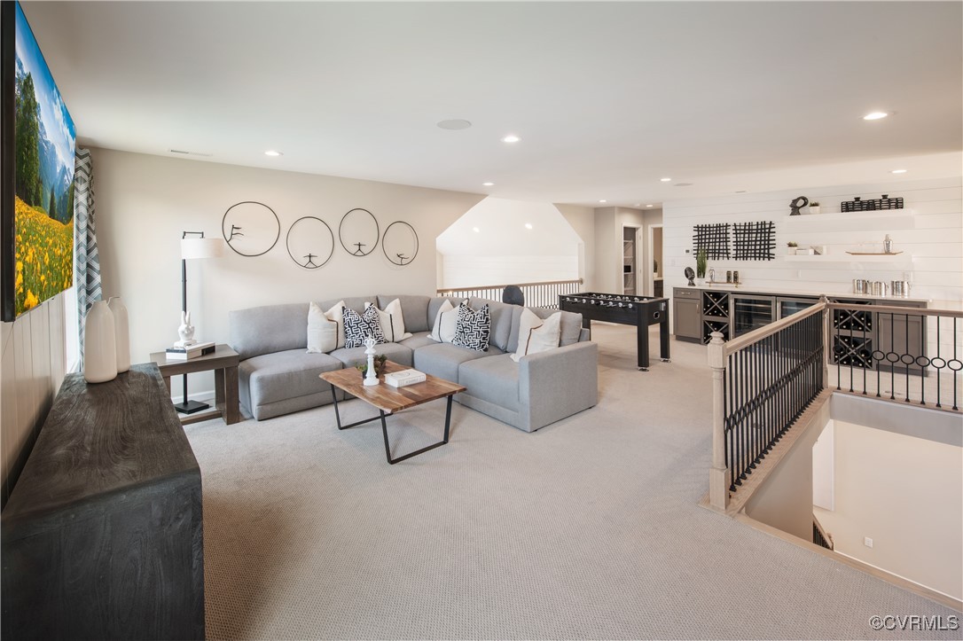 Undisclosed Address Chester, VA 23831 - Photo 16 of 30 a living room with furniture and a flat screen tv
