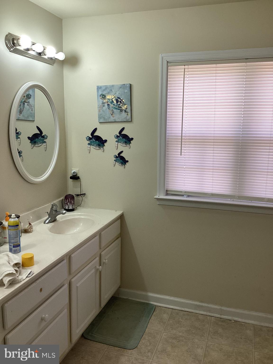 7612 Marye Road Spotsylvania, VA 22551 - Photo 12 of 39 a bathroom with a sink and a mirror