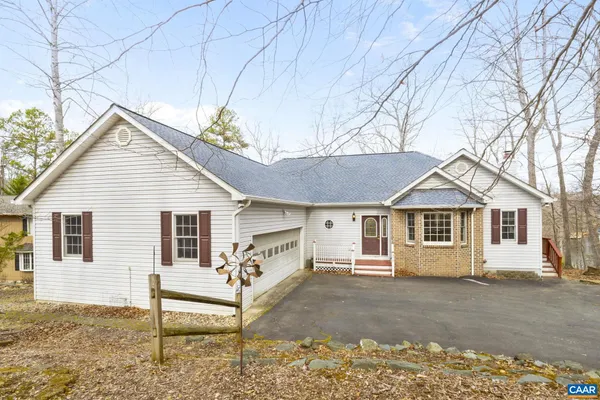 a front view of a house with a window