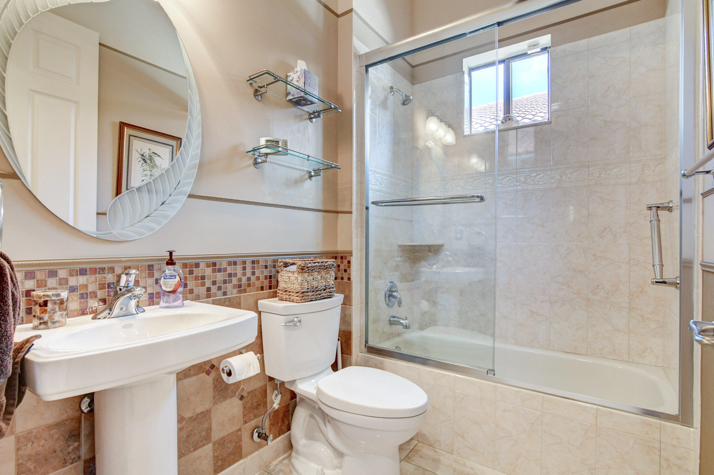 6863 Boscanni Drive Boynton Beach, FL 33437 - Photo 32 of 61 a bathroom with a sink toilet and shower