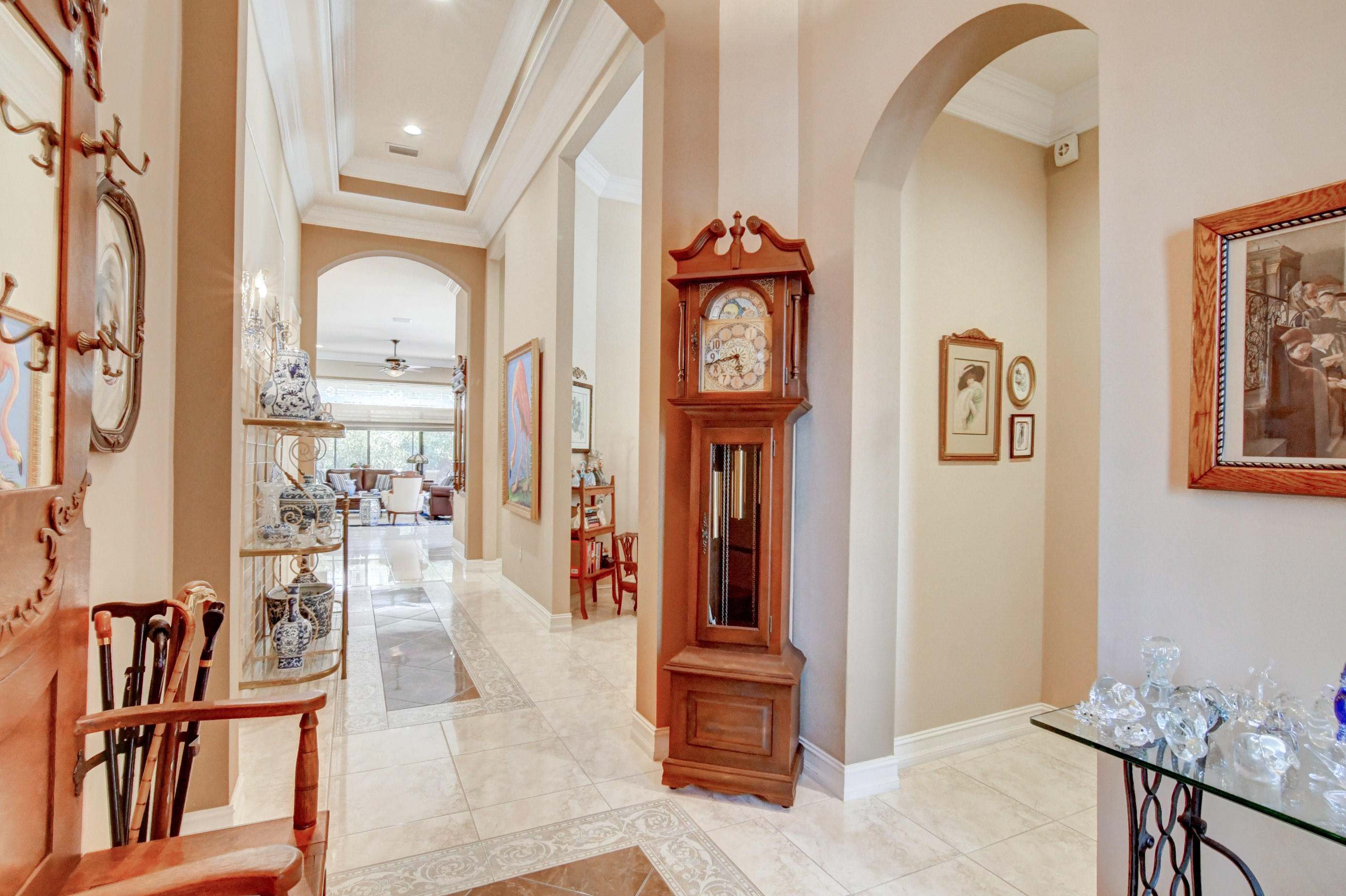 6863 Boscanni Drive Boynton Beach, FL 33437 - Photo 10 of 61 a view of an entryway with furniture and livingroom view