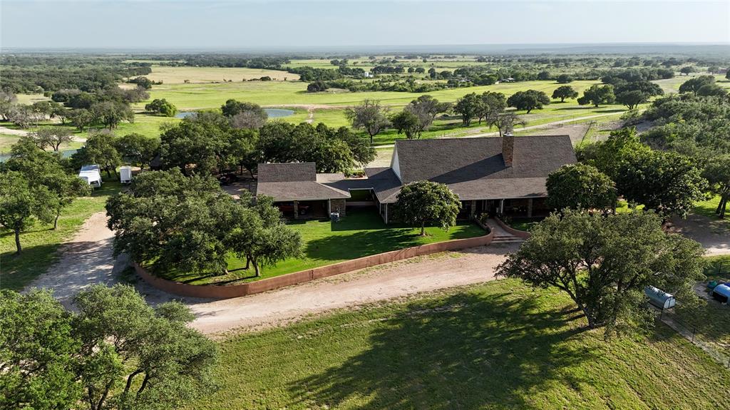 12300 County Road 367 May, TX 76857 - Photo 40 of 40 an aerial view of a house with a garden