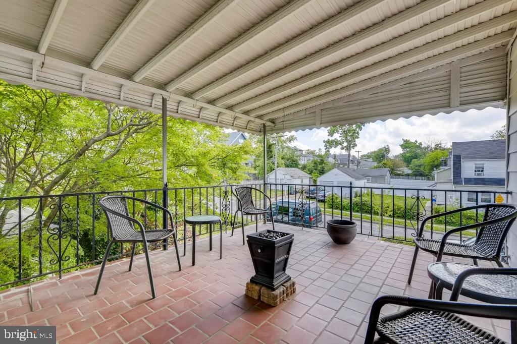 4100 Dorchester Road Baltimore, MD 21207 - Photo 25 of 37 Upstairs Covered Patio