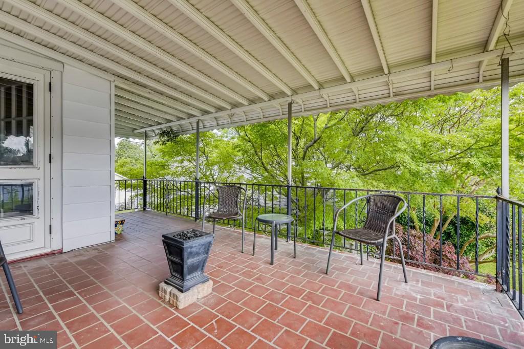 4100 Dorchester Road Baltimore, MD 21207 - Photo 26 of 37 Upstairs Covered Patio