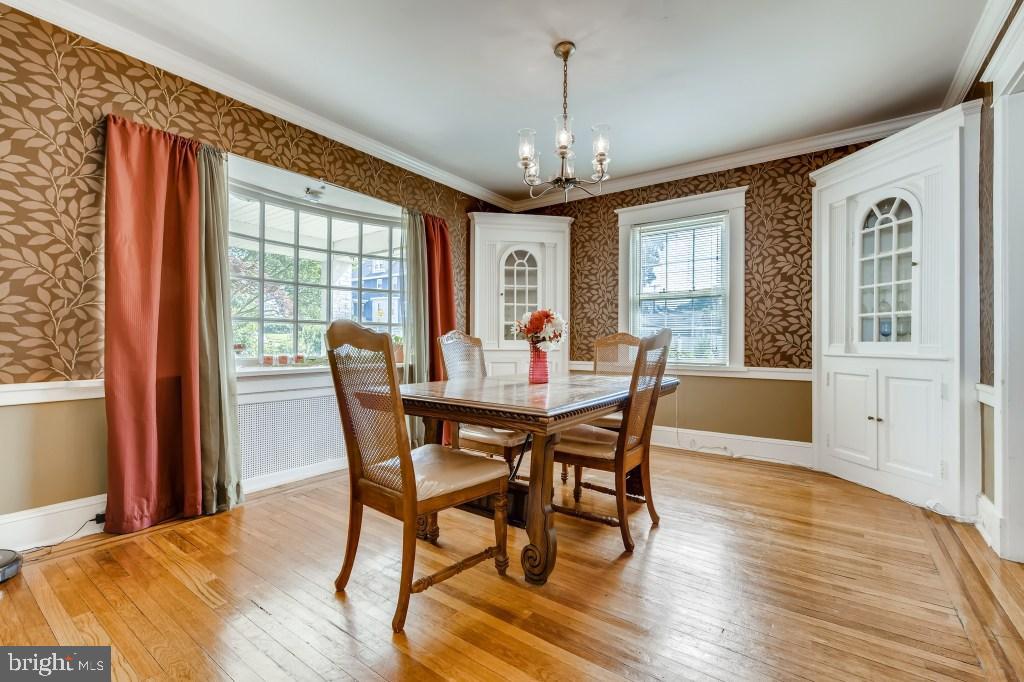 4100 Dorchester Road Baltimore, MD 21207 - Photo 8 of 37 Formal Dining Room with Built-Ins