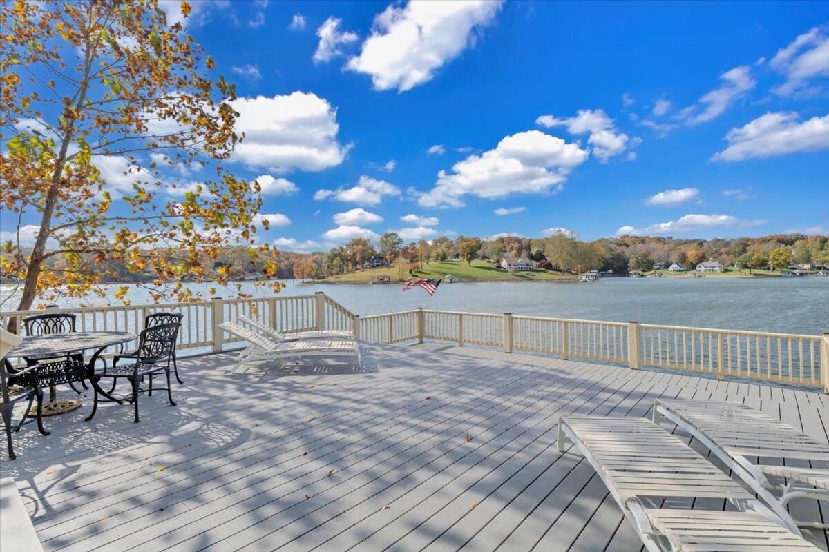 6641 Horseshoe Bend Road Goodview, VA 24095 - Photo 130 of 181 New composite deck on party deck of dock