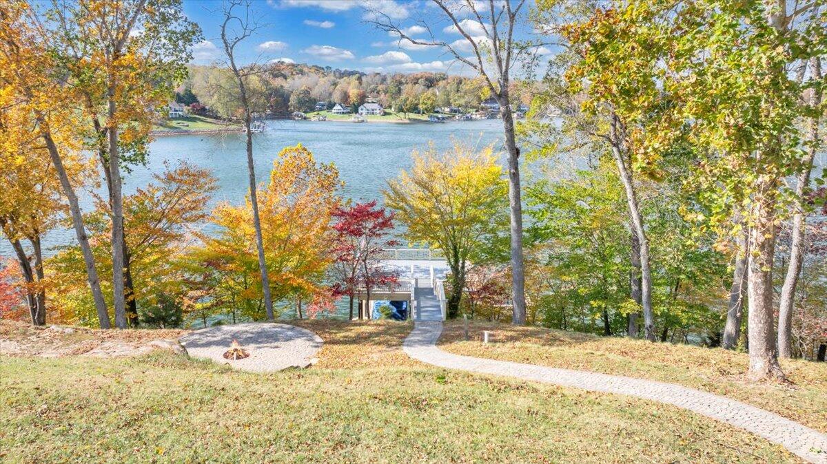 6641 Horseshoe Bend Road Goodview, VA 24095 - Photo 175 of 181 Paver stone walkways & firepit patio