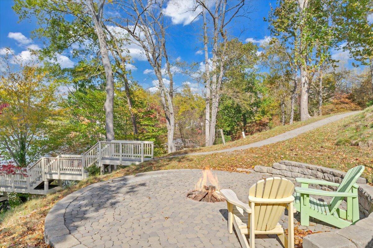 6641 Horseshoe Bend Road Goodview, VA 24095 - Photo 181 of 181 Firepit close to dock