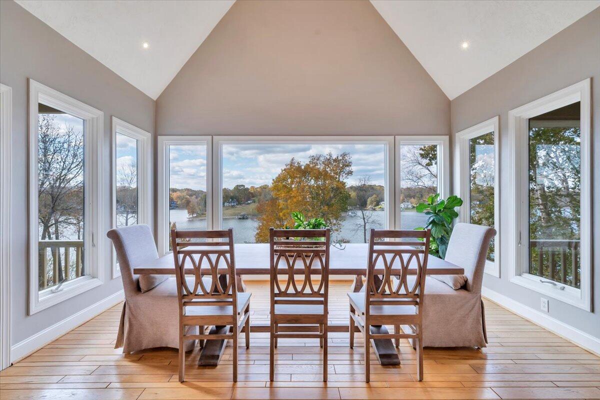6641 Horseshoe Bend Road Goodview, VA 24095 - Photo 3 of 181 Dining area with stounding water views