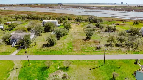 a view of building with green space