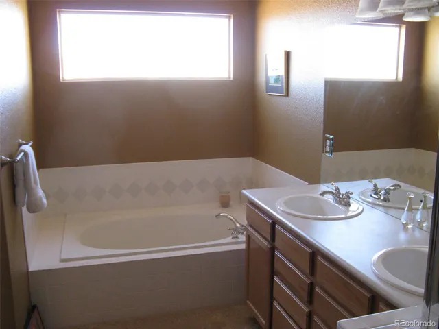 a bathroom with a sink and a bathtub