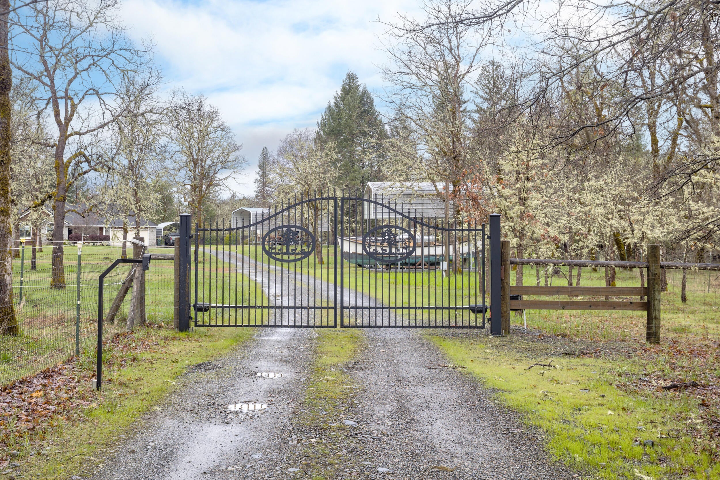 1570 Dick George Road Cave Junction, OR 97523 - Photo 5 of 41 Gated Entry