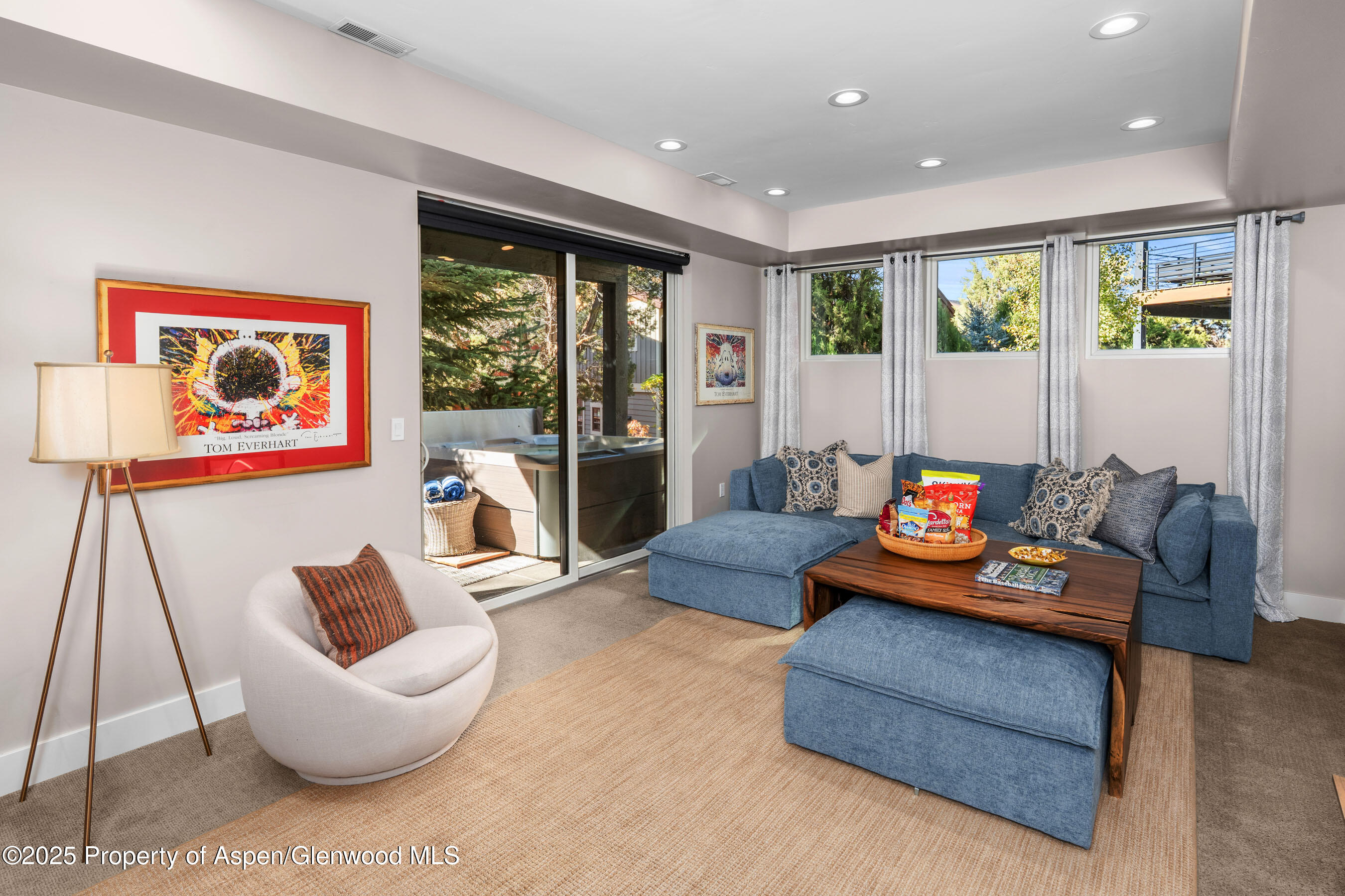 250 Overlook Ridge, Unit 250 Carbondale, CO 81623 - Photo 19 of 41 a living room with furniture and a large window
