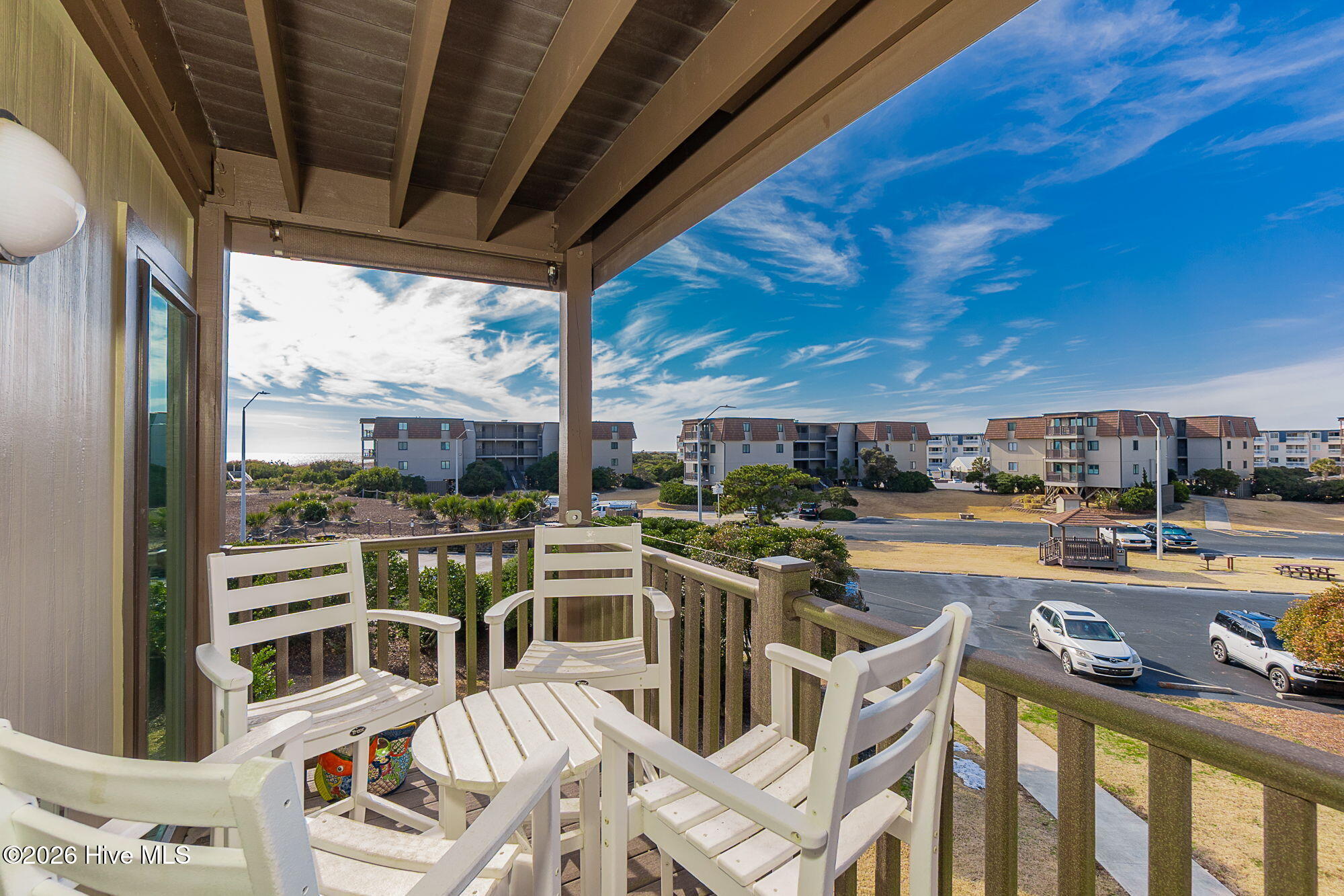 2008 East Fort Macon Road, Unit B12 Atlantic Beach, NC 28512 - Photo 15 of 39 Covered Balcony