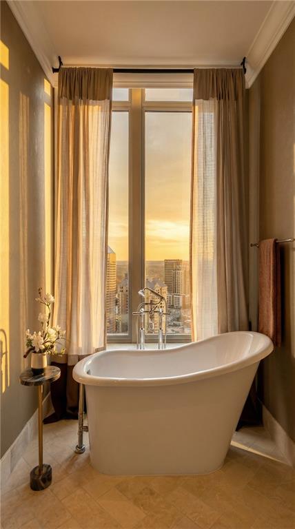 3376 Peachtree Road Northeast, Unit 41A Atlanta, GA 30326 - Photo 5 of 76 a living room with a large window and a table