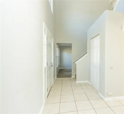 a view of an empty room