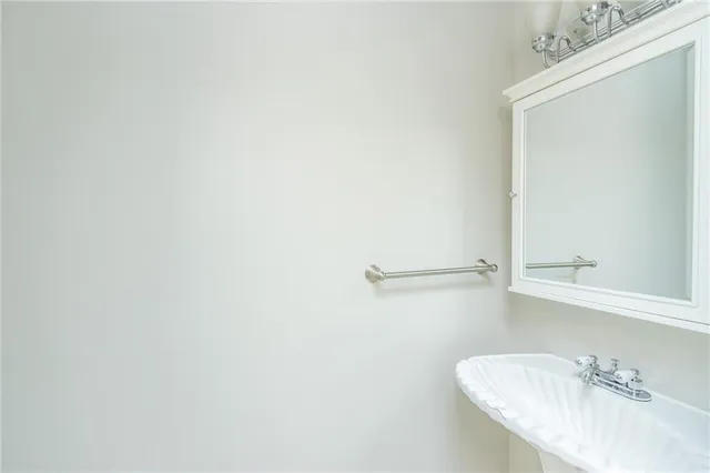 a bathroom with a sink