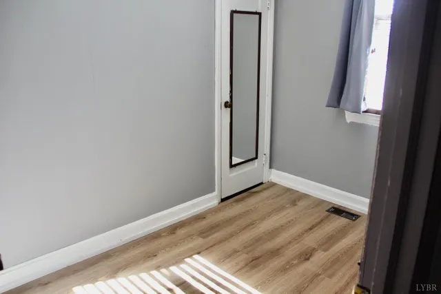 a view of wooden floor