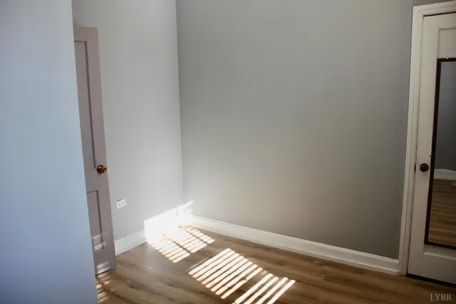 a view of a bathroom from a window