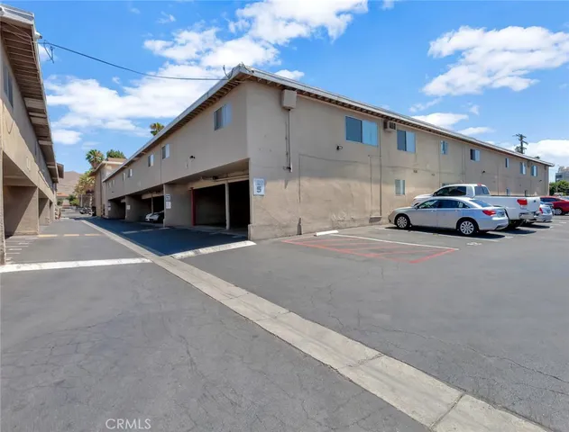 a car parked in front of a house