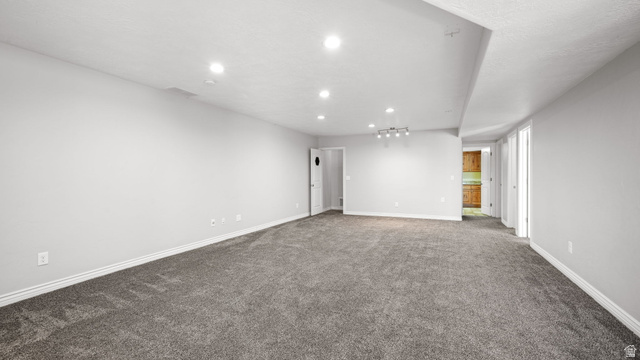 45 North 970 W Street Orem, UT 84057 - Photo 24 of 45 Basement living area - deadbolt lock on stairway door