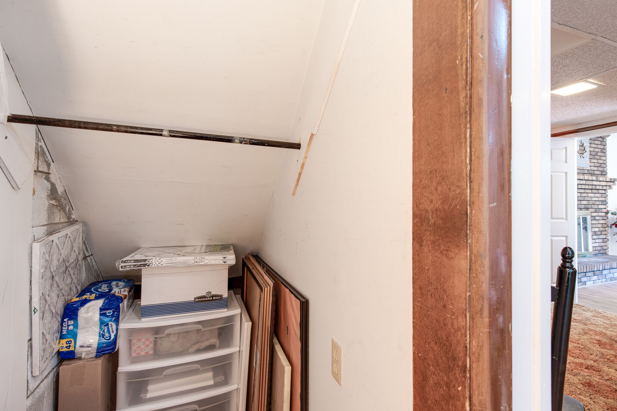 417 Cedarcliff Road Antioch, TN 37013 - Photo 19 of 25 a view of storage and utility room with stairs