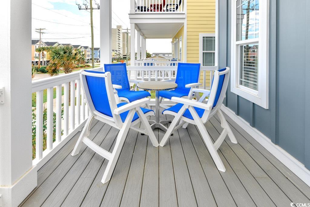 1614 North Ocean Boulevard Surfside Beach, SC 29575 - Photo 30 of 38 View of balcony