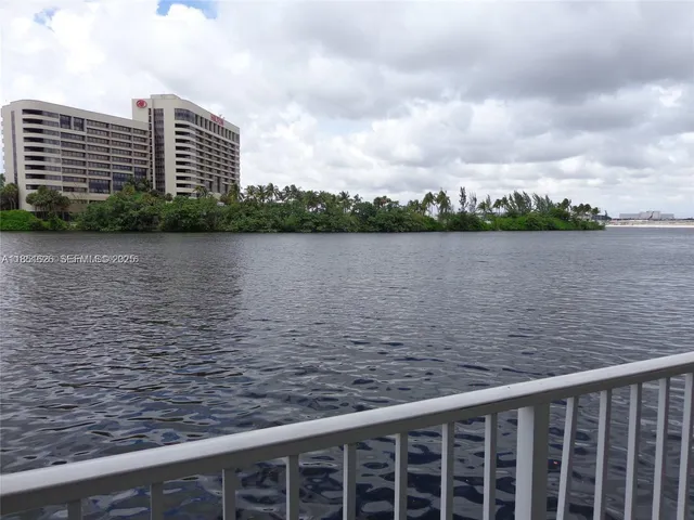 a view of lake and city