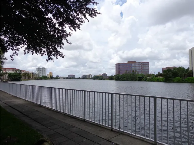 a view of city from a balcony