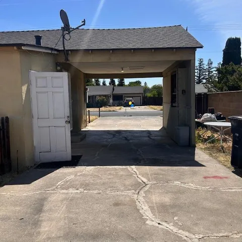 a view of front door