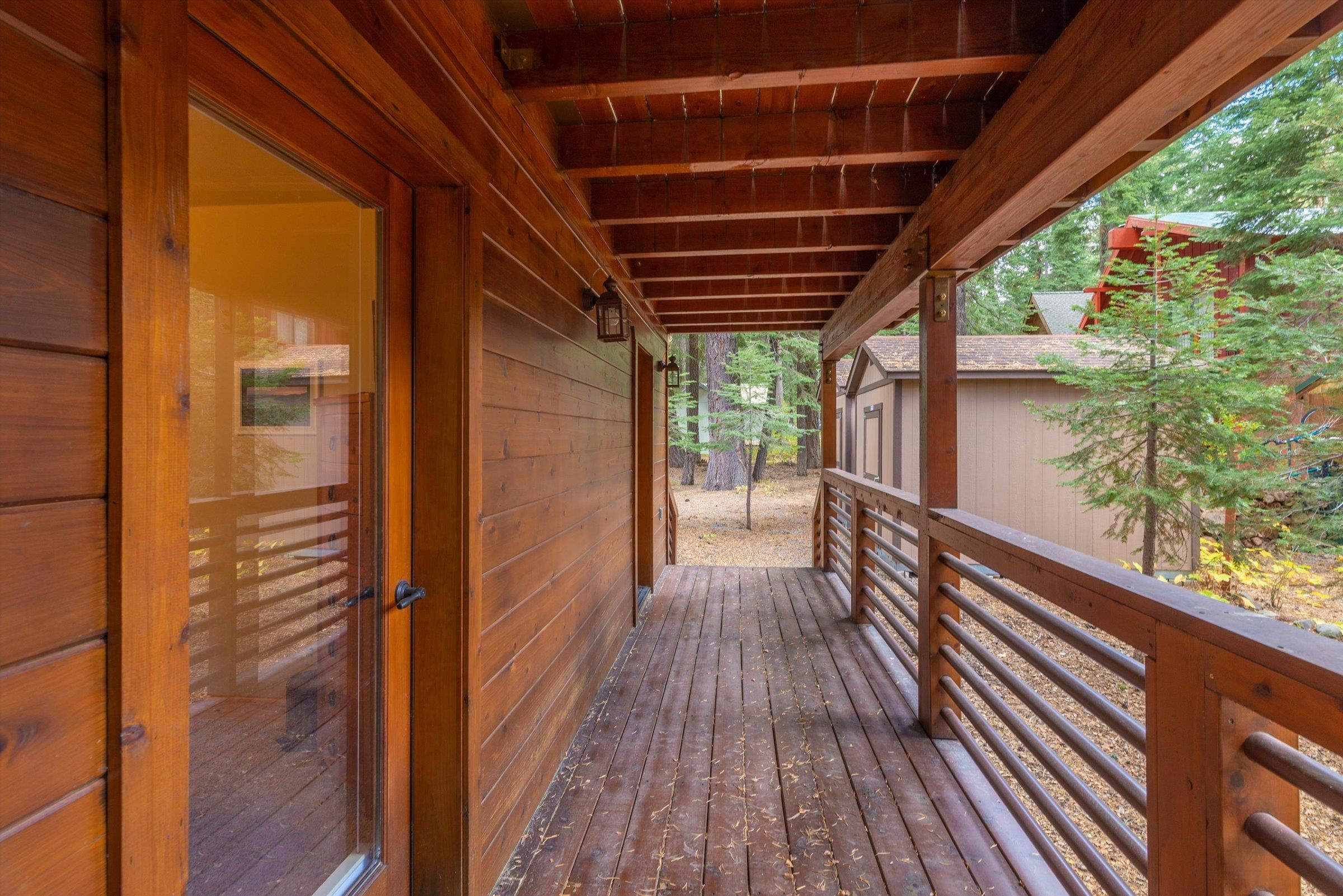 10308 Washoe Road Truckee, CA 96161 - Photo 19 of 21 a view of a balcony with wooden floor