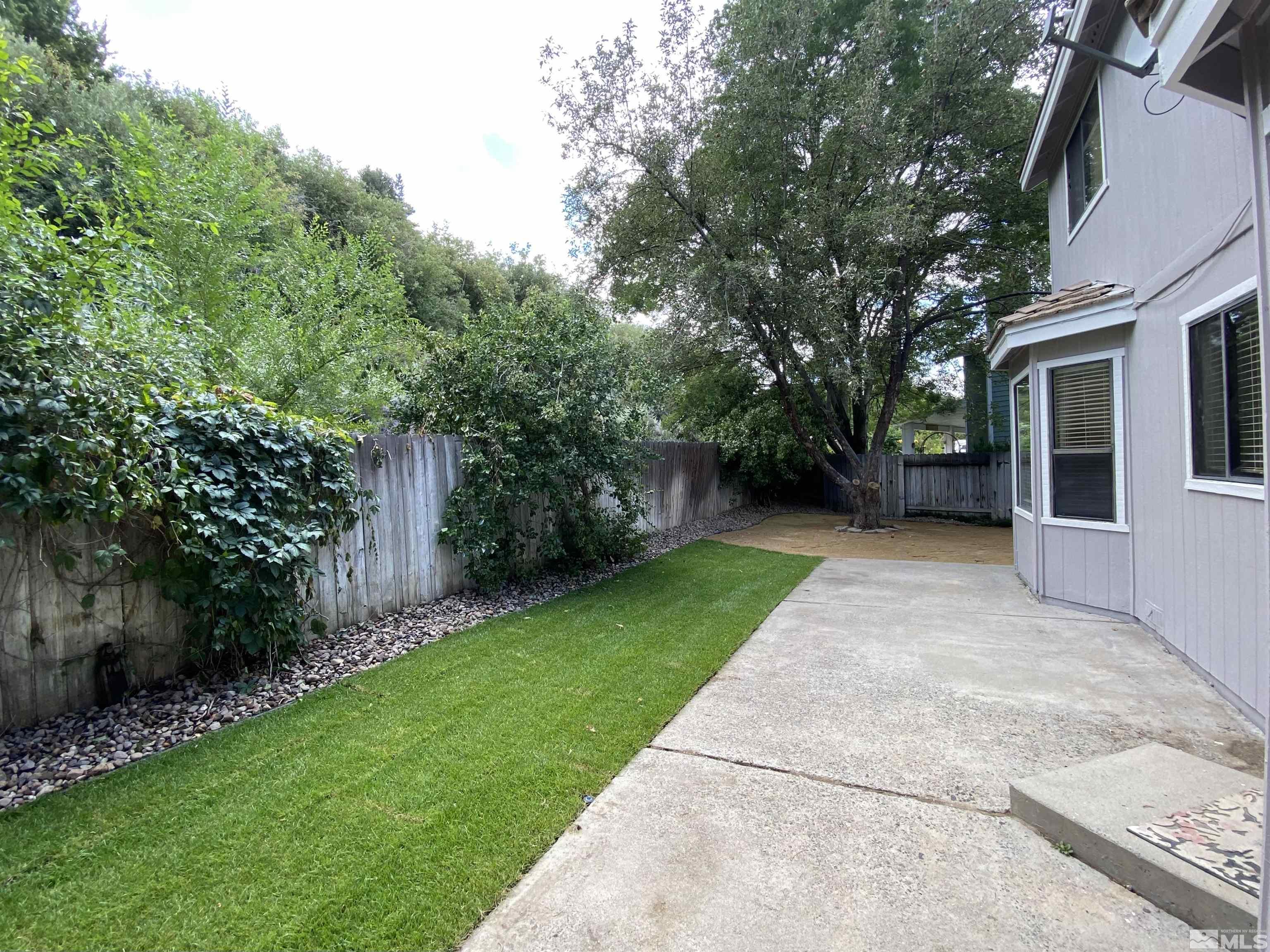 1562 Bramble Court Reno, NV 89509 - Photo 21 of 22 a view of a yard with plants and large trees