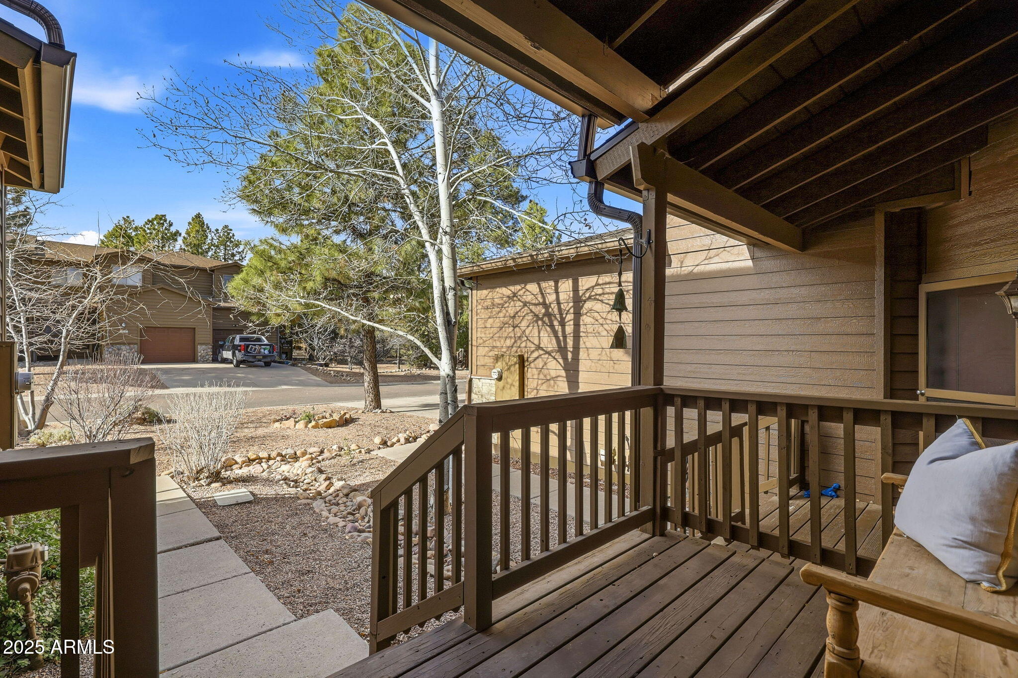 6168 West Starlight Ridge Parkway Lakeside, AZ 85929 - Photo 4 of 39 a view of a balcony with wooden floor