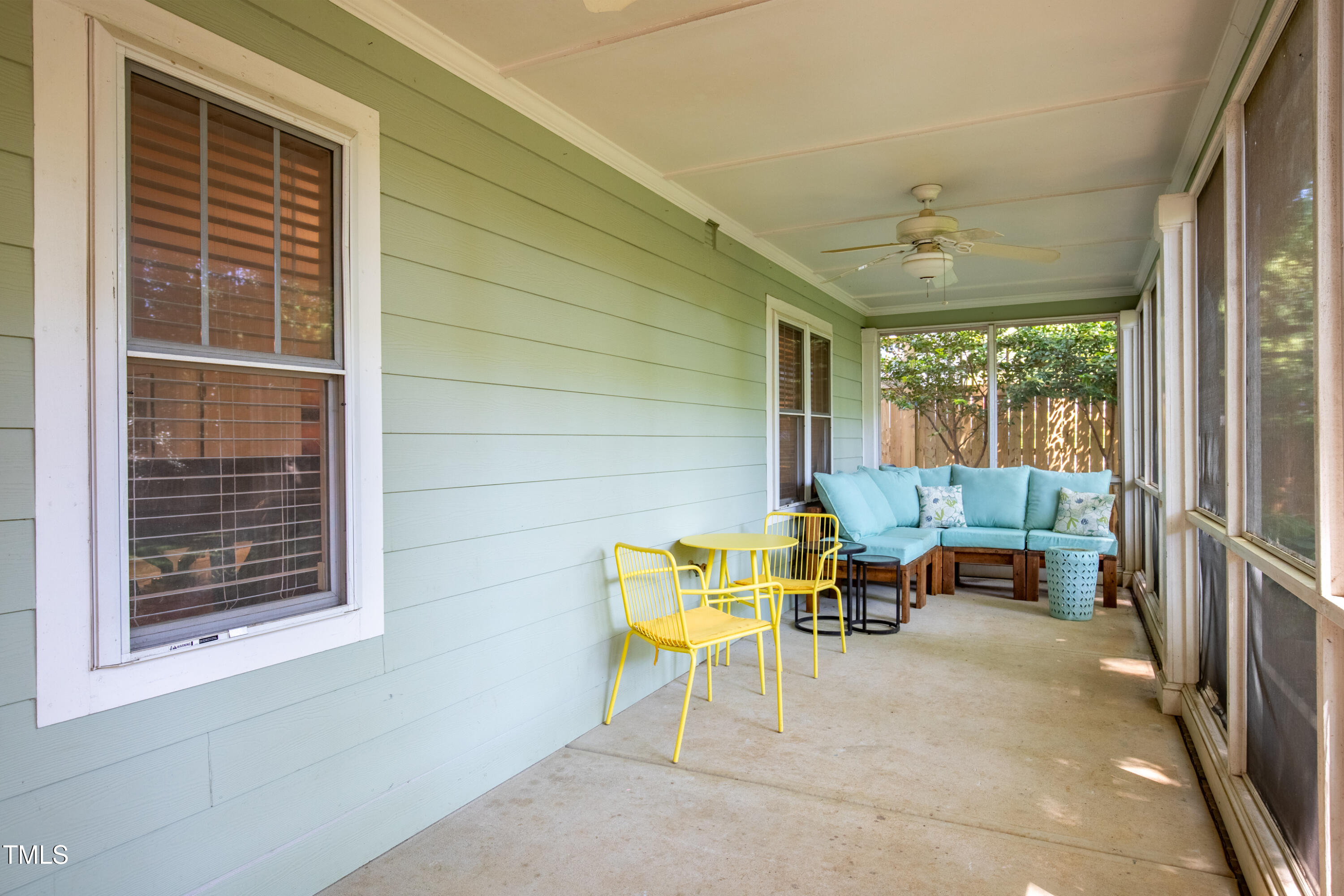 1714 Carson Street Raleigh, NC 27608 - Photo 31 of 38 a view of back yard with outdoor seating
