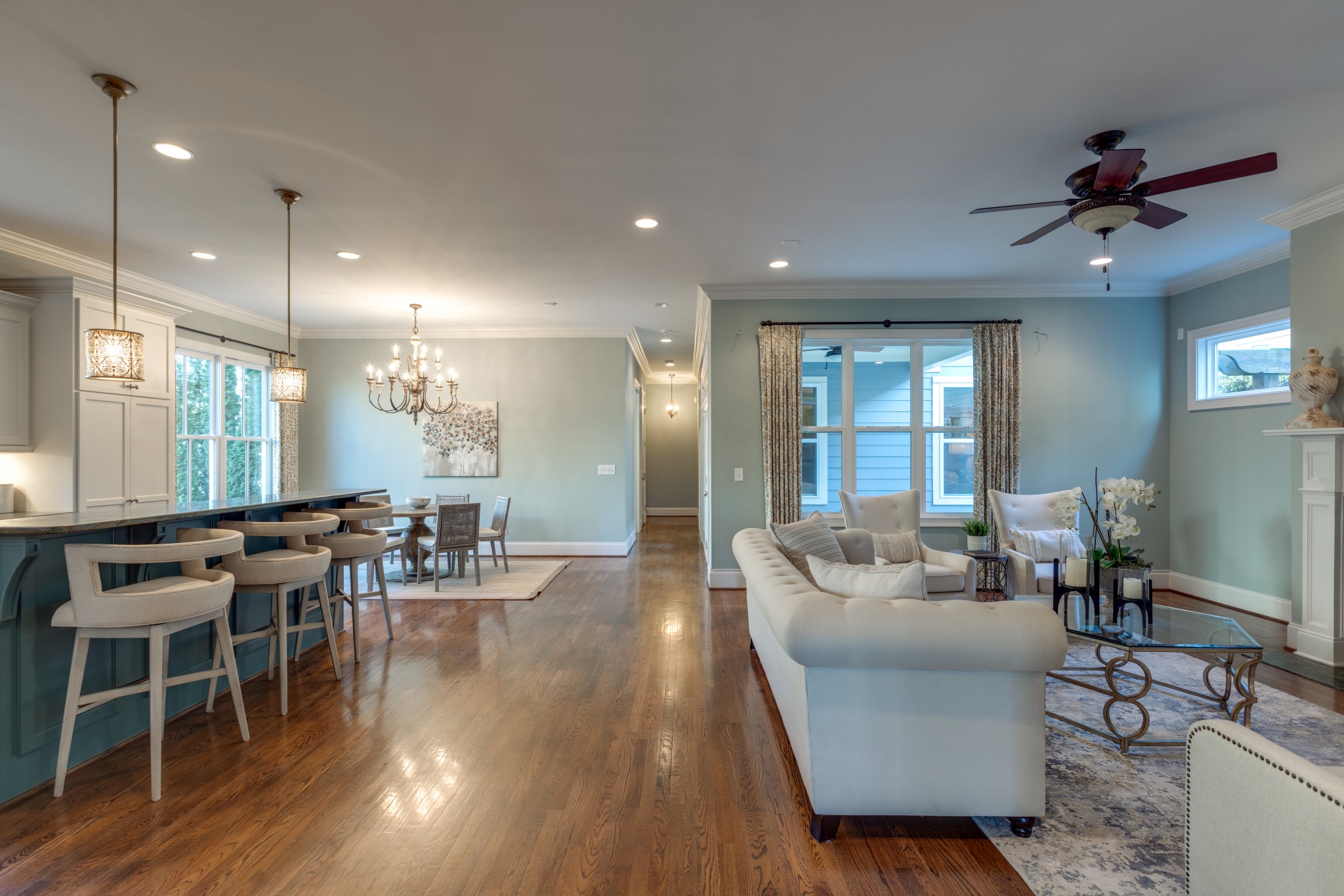 2019 Tabitha Drive Franklin, TN 37064 - Photo 13 of 47 a view of a dining room with furniture window and wooden floor
