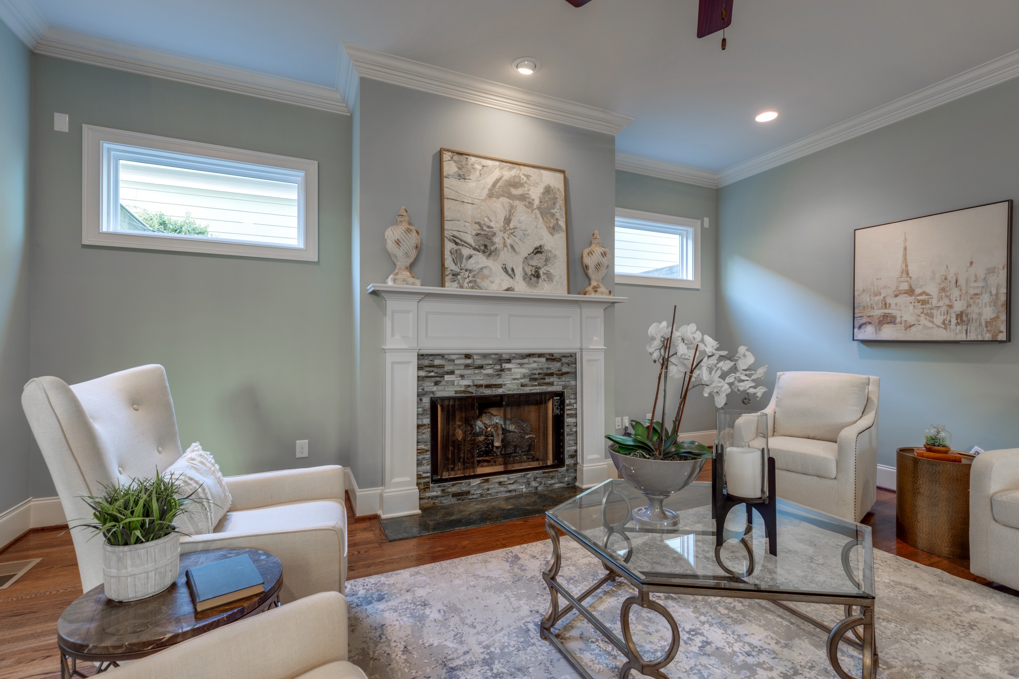 2019 Tabitha Drive Franklin, TN 37064 - Photo 16 of 47 a living room with furniture and a fireplace
