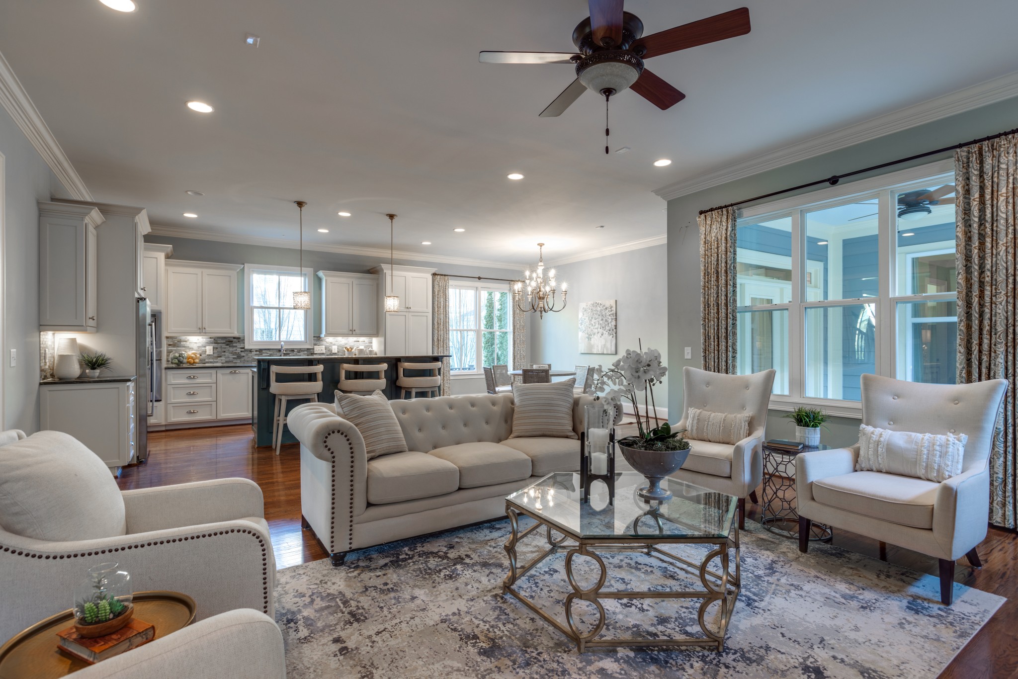 2019 Tabitha Drive Franklin, TN 37064 - Photo 19 of 47 a living room with furniture and a large window