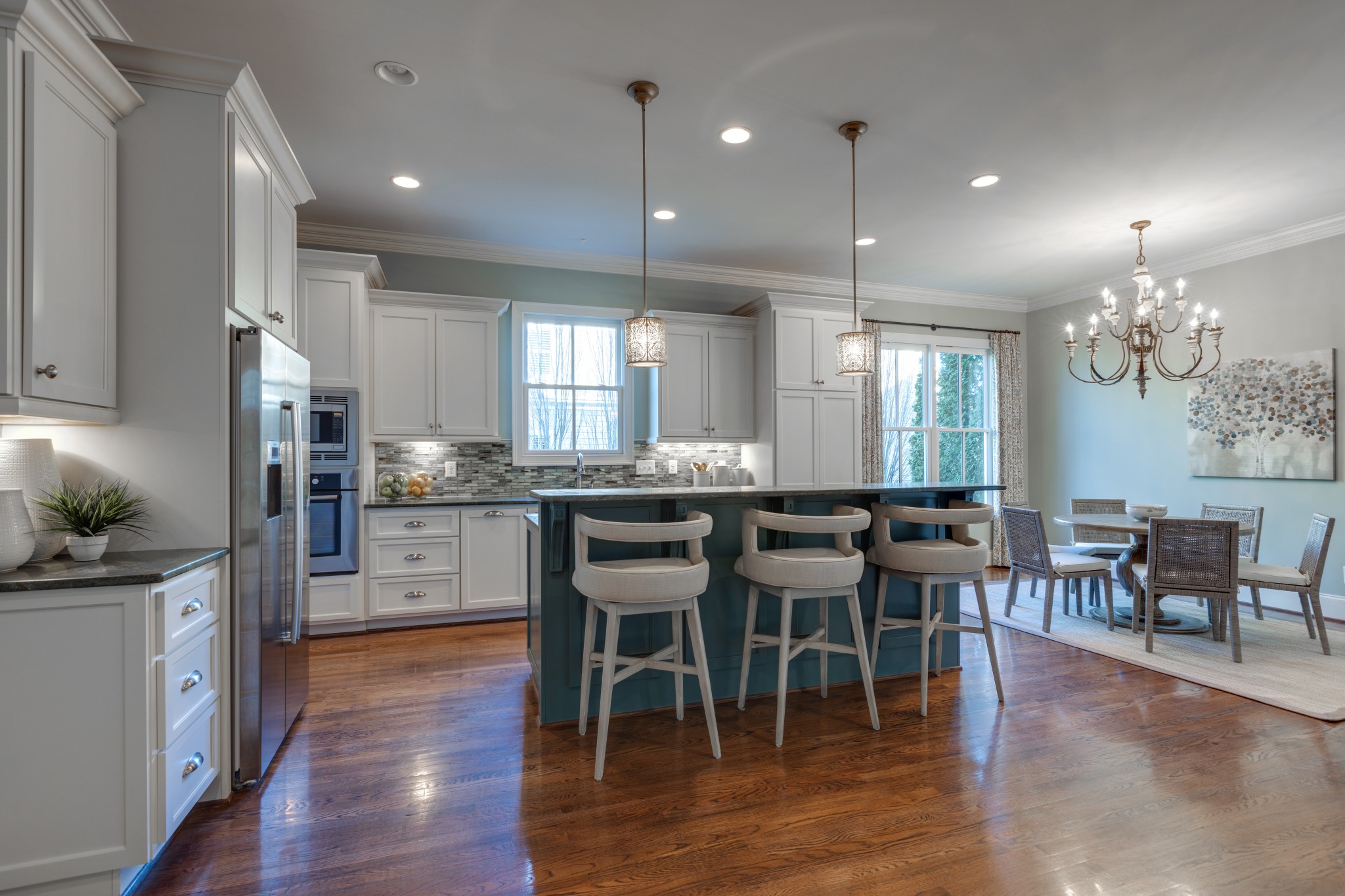 2019 Tabitha Drive Franklin, TN 37064 - Photo 21 of 47 a kitchen with lots of counter top space and dining table