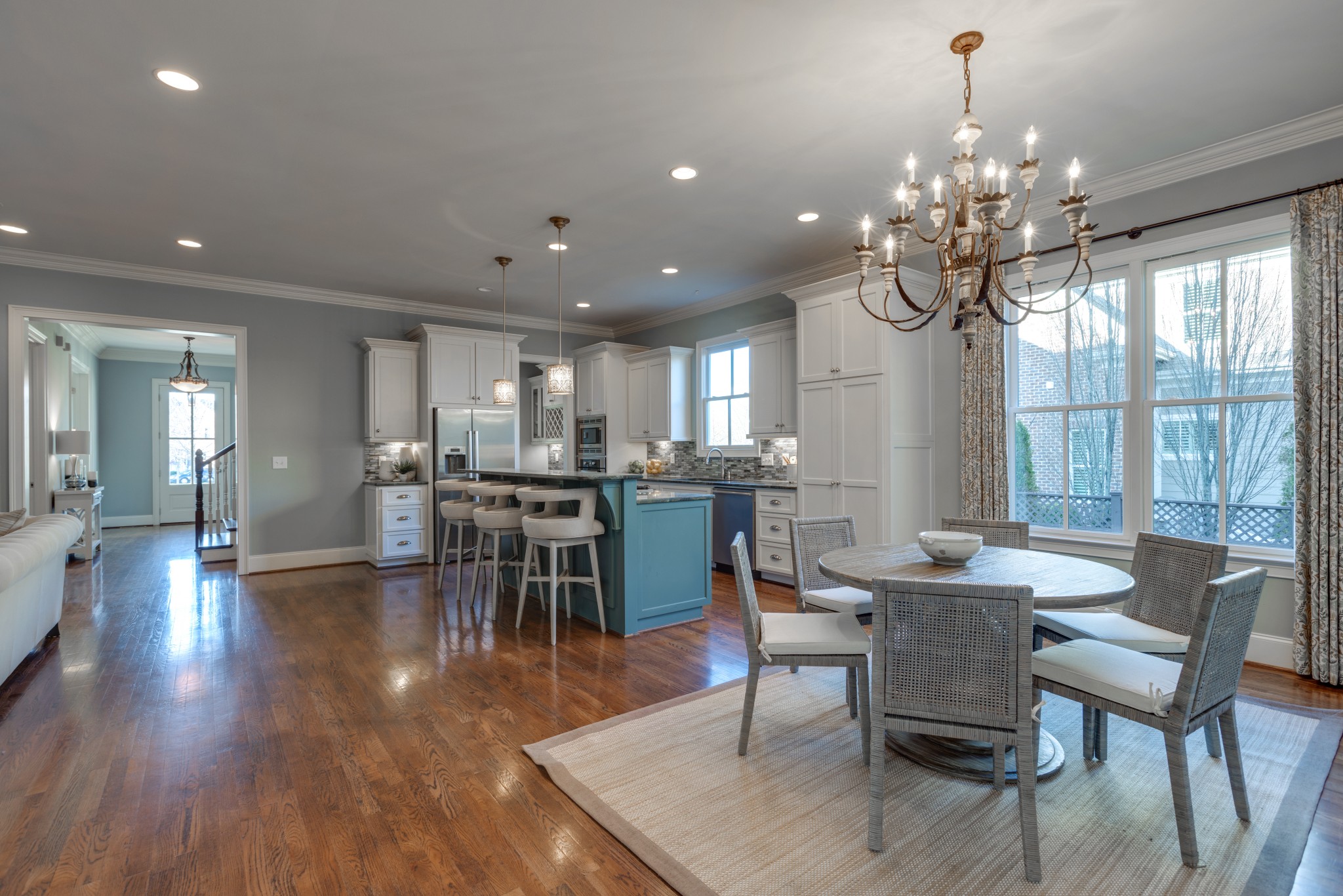 2019 Tabitha Drive Franklin, TN 37064 - Photo 27 of 47 a view of a dining room with furniture window and wooden floor