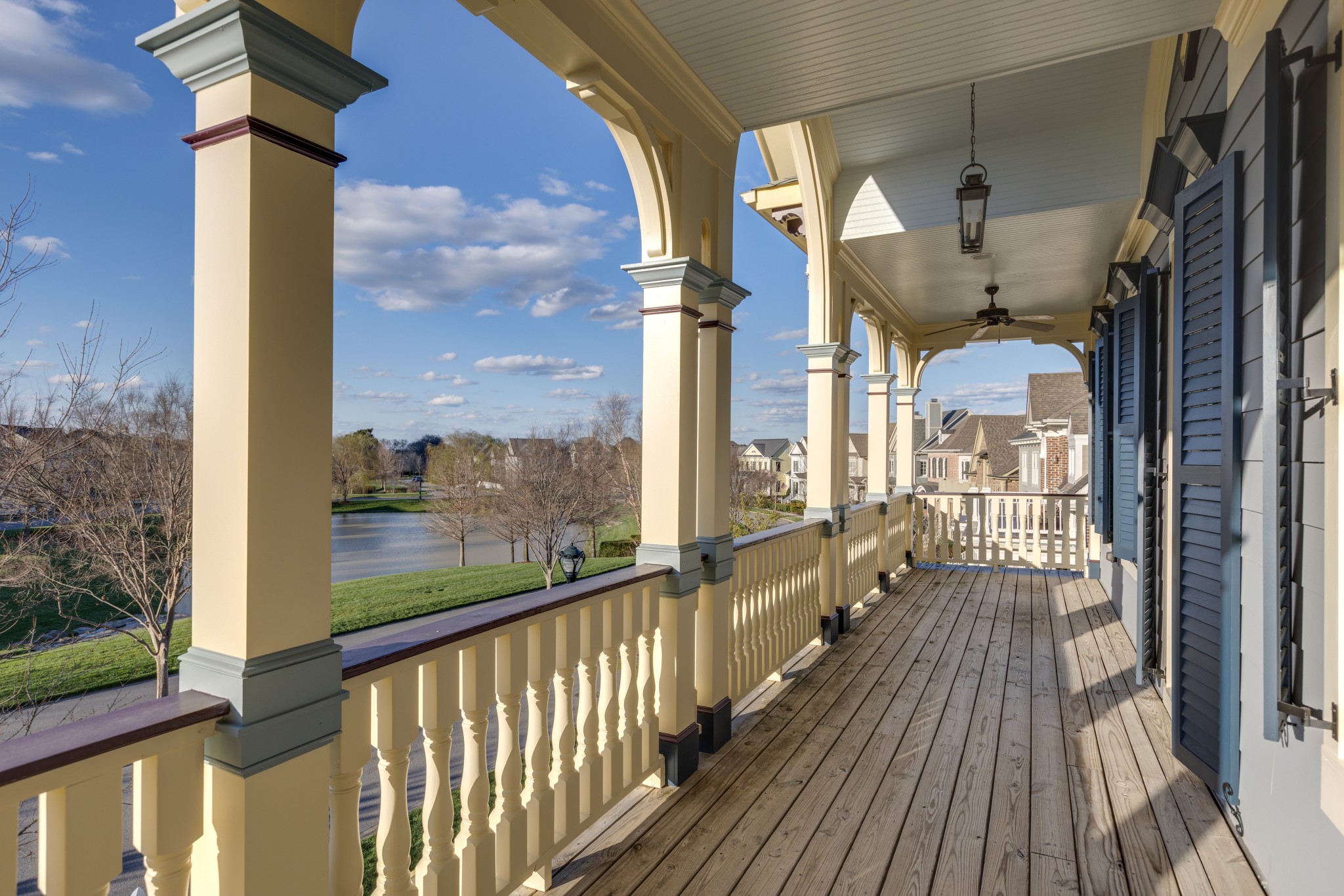 2019 Tabitha Drive Franklin, TN 37064 - Photo 39 of 47 a view of a balcony with wooden floor and fence