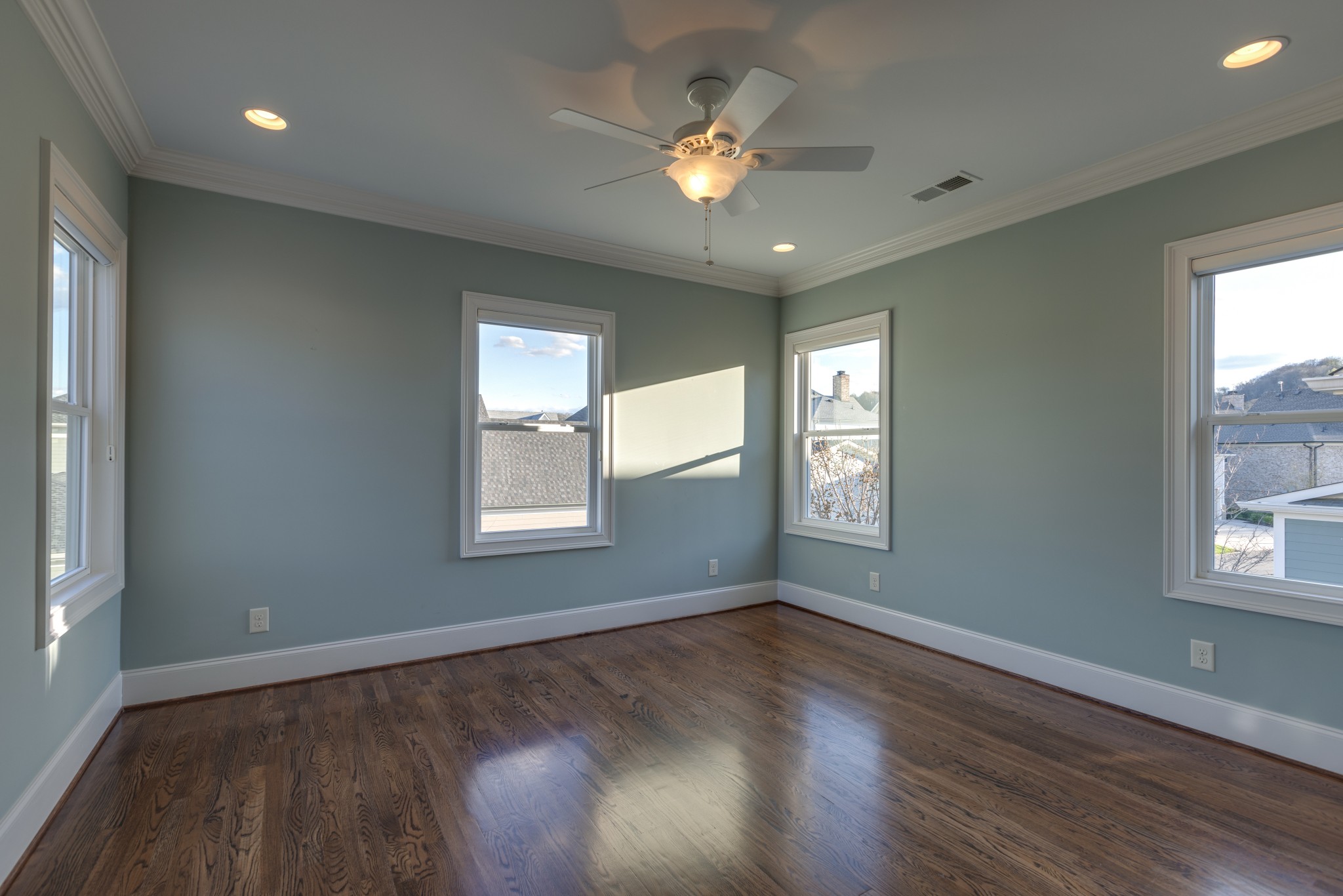 2019 Tabitha Drive Franklin, TN 37064 - Photo 45 of 47 an empty room with wooden floor and windows