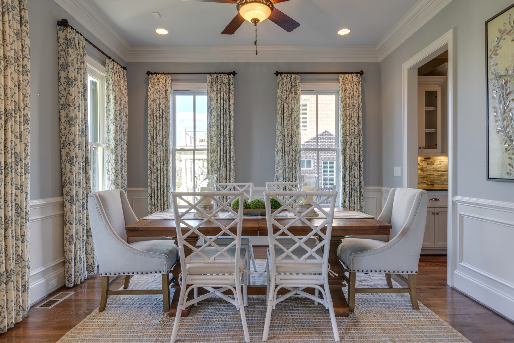 2019 Tabitha Drive Franklin, TN 37064 - Photo 7 of 47 a view of a dining room with furniture window and wooden floor