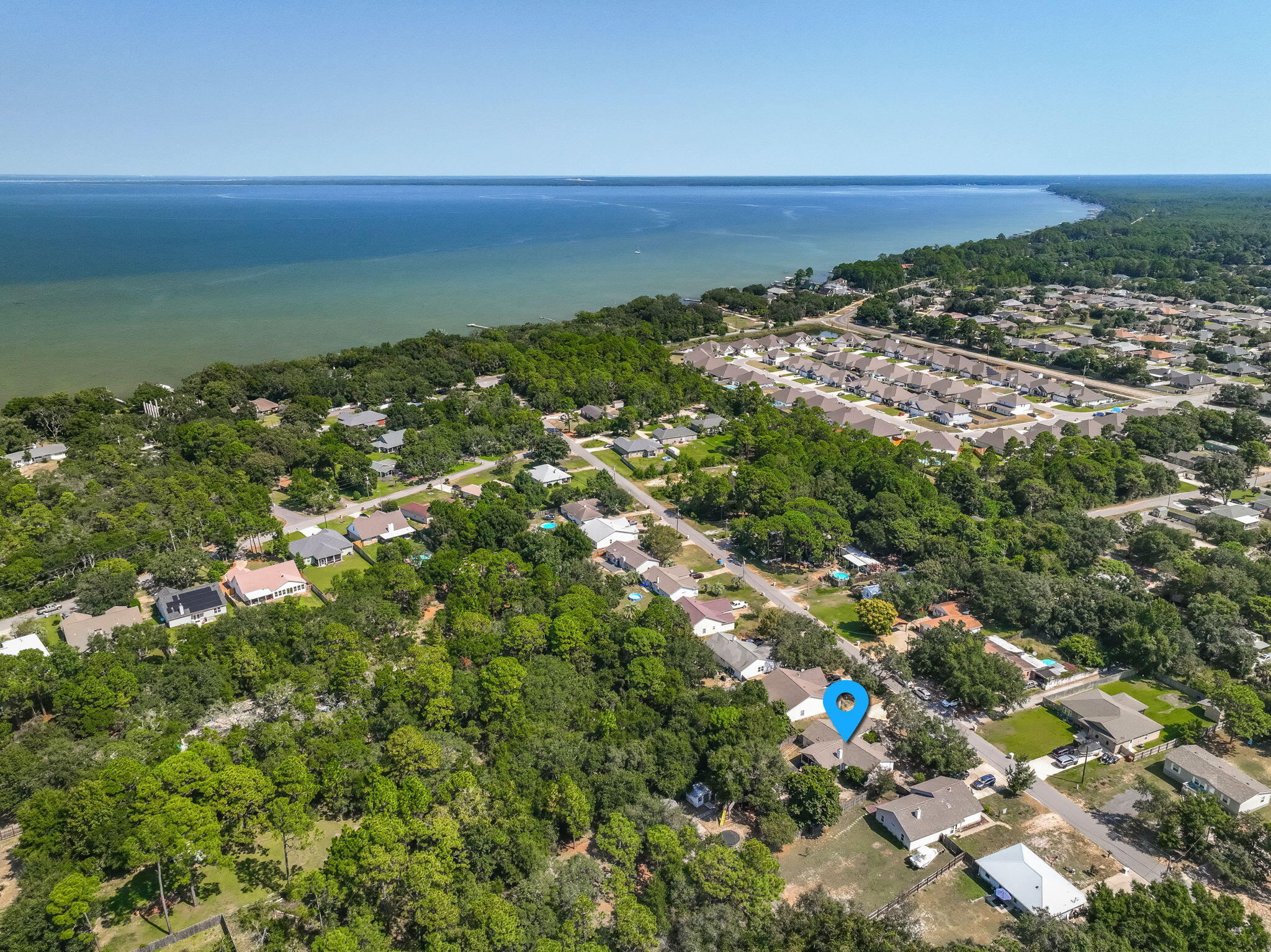 1871 Abercrombie Road Gulf Breeze, FL 32563 - Photo 32 of 32 Aerial location of home