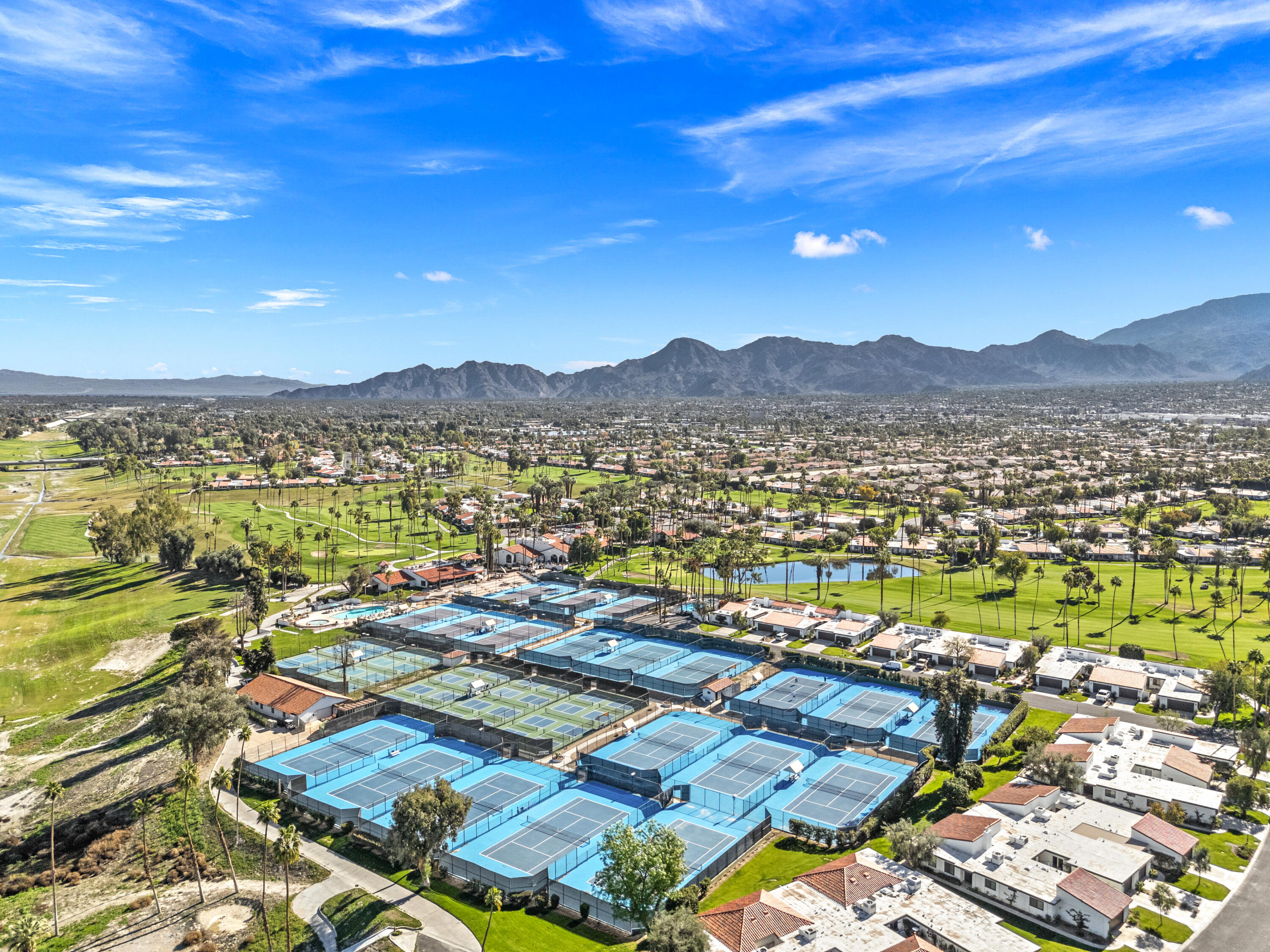 53 Marbella Drive Rancho Mirage, CA 92270 - Photo 44 of 45 a view of a city with mountains