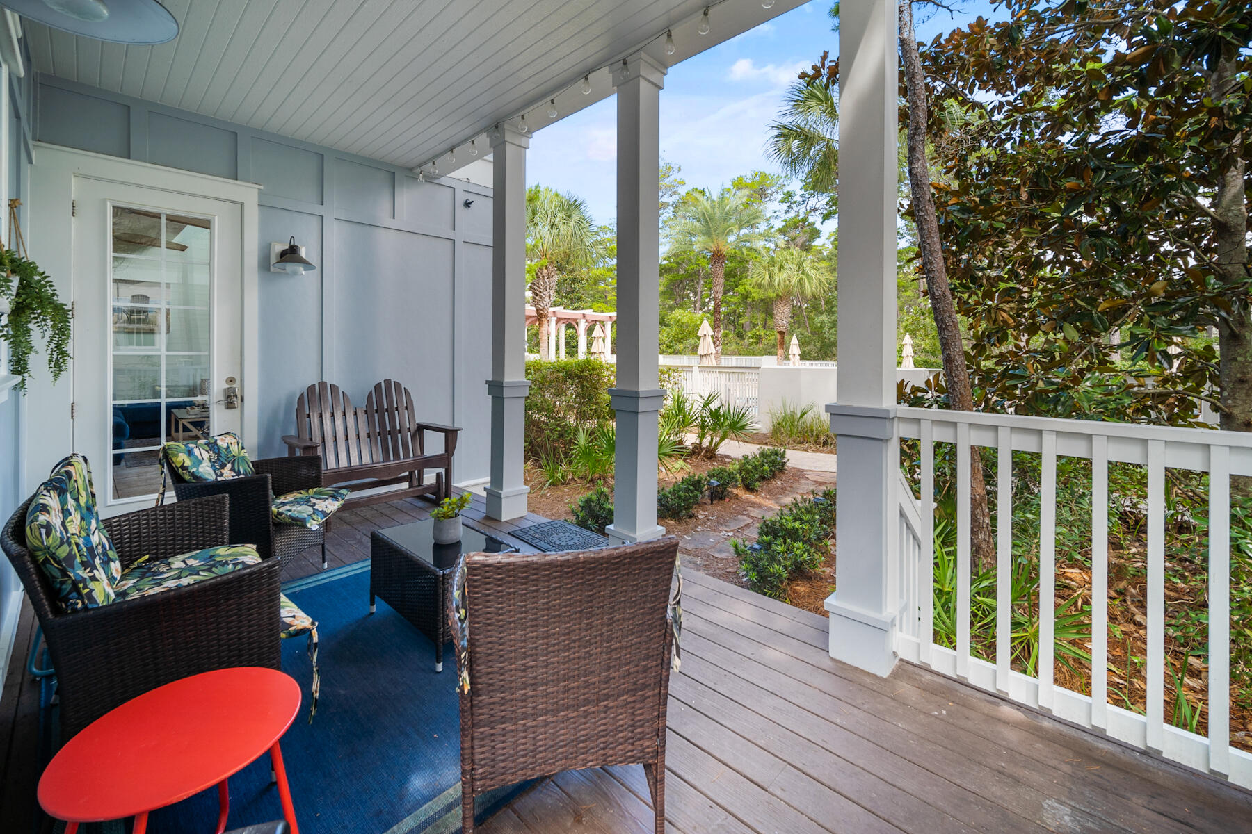 56 Dune Ridge Road Santa Rosa Beach, FL 32459 - Photo 54 of 65 a outdoor living space with furniture and garden view