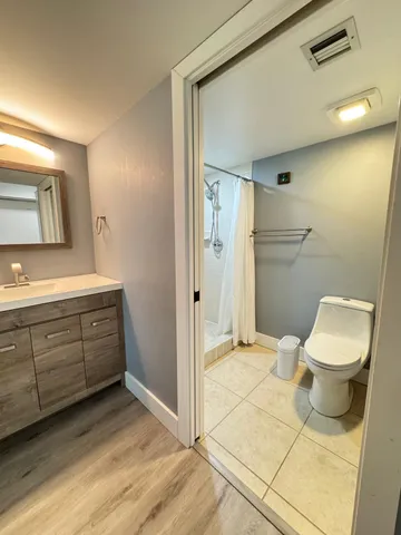 a bathroom with a sink and a toilet