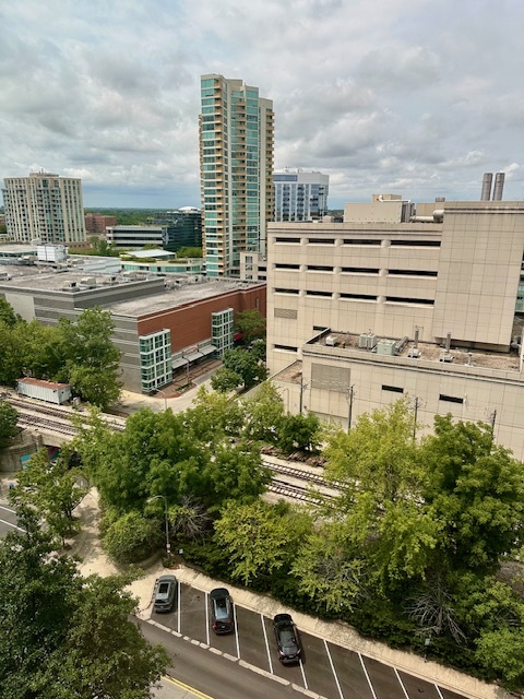 800 Elgin Road, Unit 1414 Evanston, IL 60201 - Photo 9 of 9 a view of a city with tall buildings