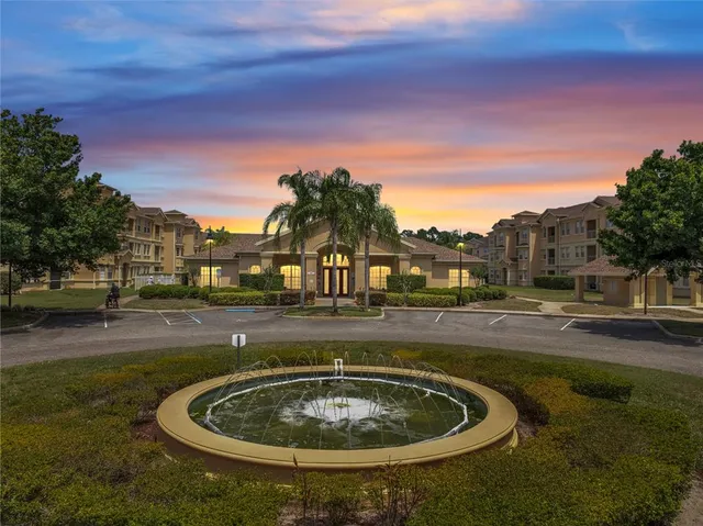 an aerial view of a house with a outdoor space