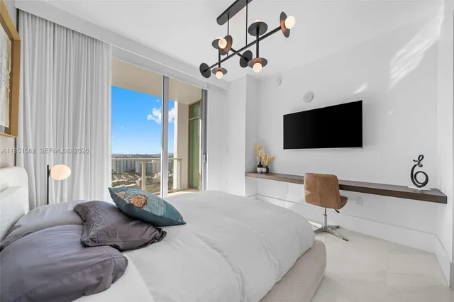 a view of a balcony with an outdoor space