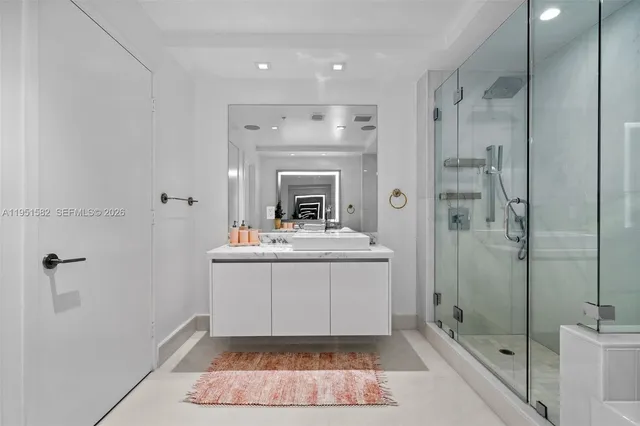 a view of a city with tall buildings